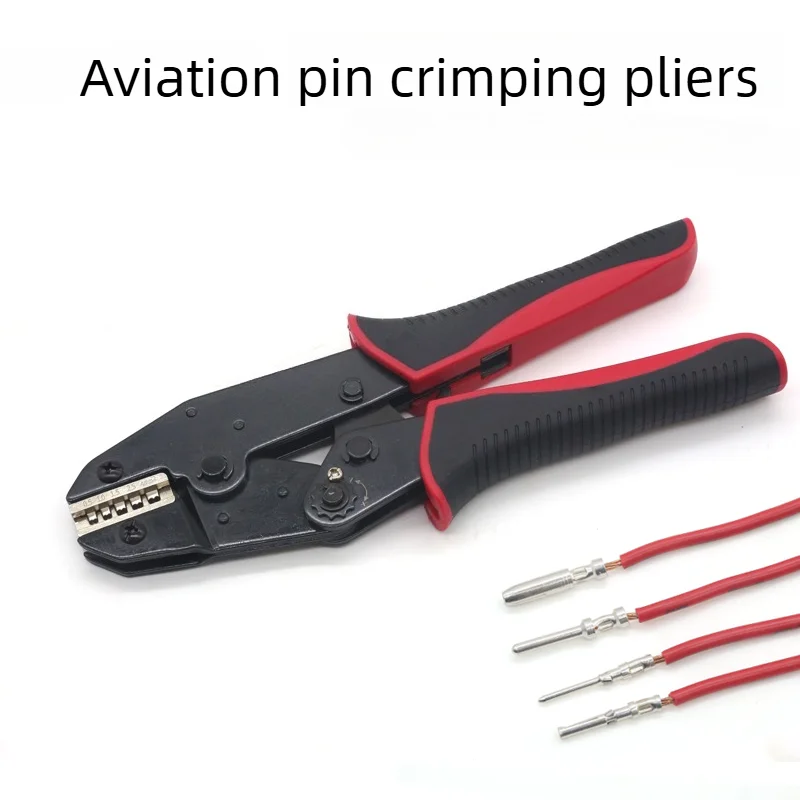 Aviation Pin Terminal Crimping Pliers for Heavy Duty Connector 10A/16A Cold Press Pin Industrial Electrical Wiring Tool
