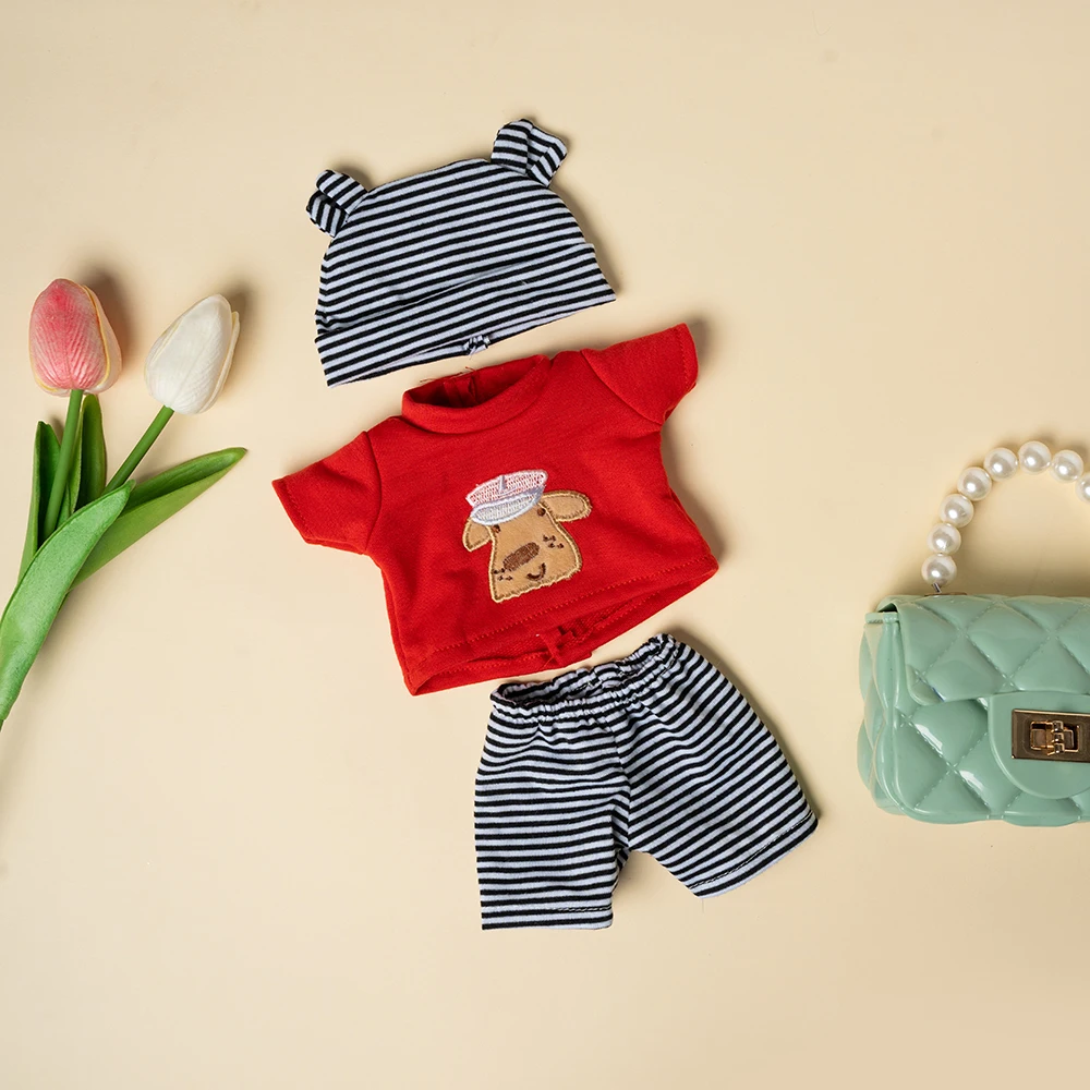Puppenkleidung für 12 Zoll (30 cm) Reborn-Babypuppen, Kleid, Overall, Puppenkleidung, amerikanische Puppenzubehörteile für Puppen-DIY-Spielzeug, Geschenk für Mädchen – Detail 3
