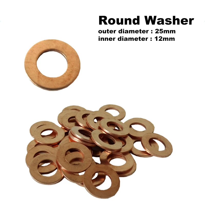 20/30Pcs Car Pulling Pads Washer Kit Copper Plated Steel Consumables Accessories High Quality Suitable For Spotter Welder