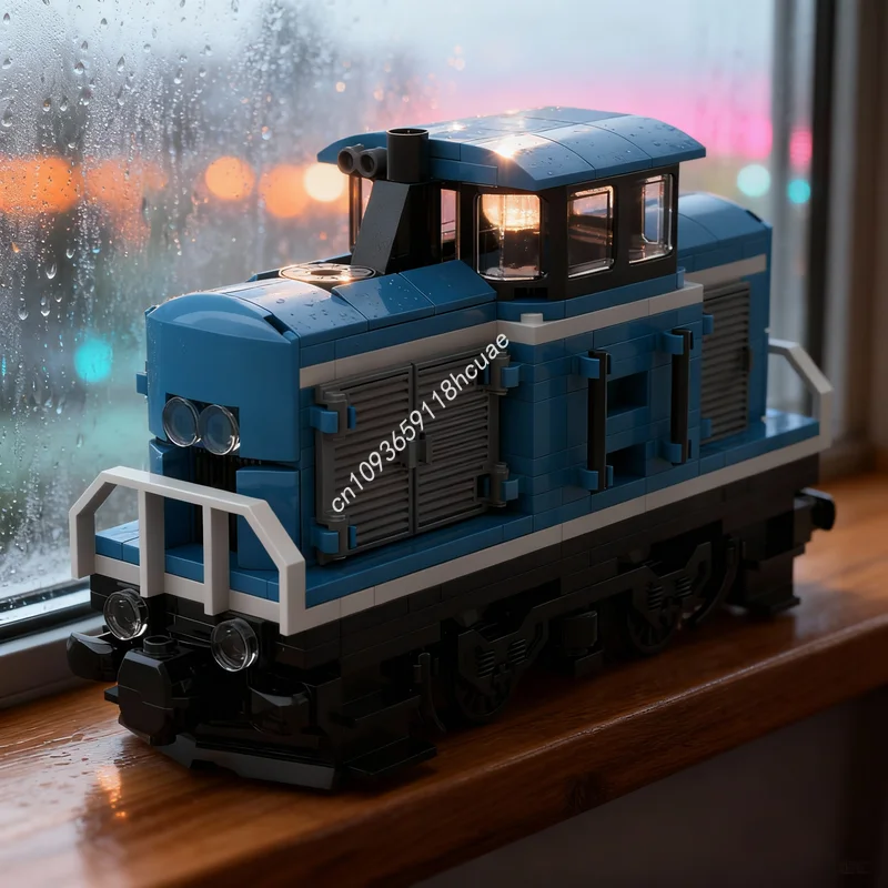 

338pcs MOC Powered Yard Shunter Locomotive Train Model Building Blocks Architecture Toys Creative Christmas Gift DIY Idea