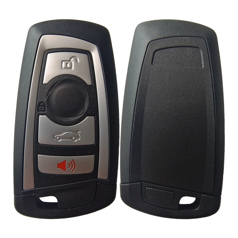 Original FCCID YG0HUF5767 Smart Remote Silver Key 4 Button 434MHz 49 Chip HUF5767 2013DJ1990 For FEM BDC With Blade