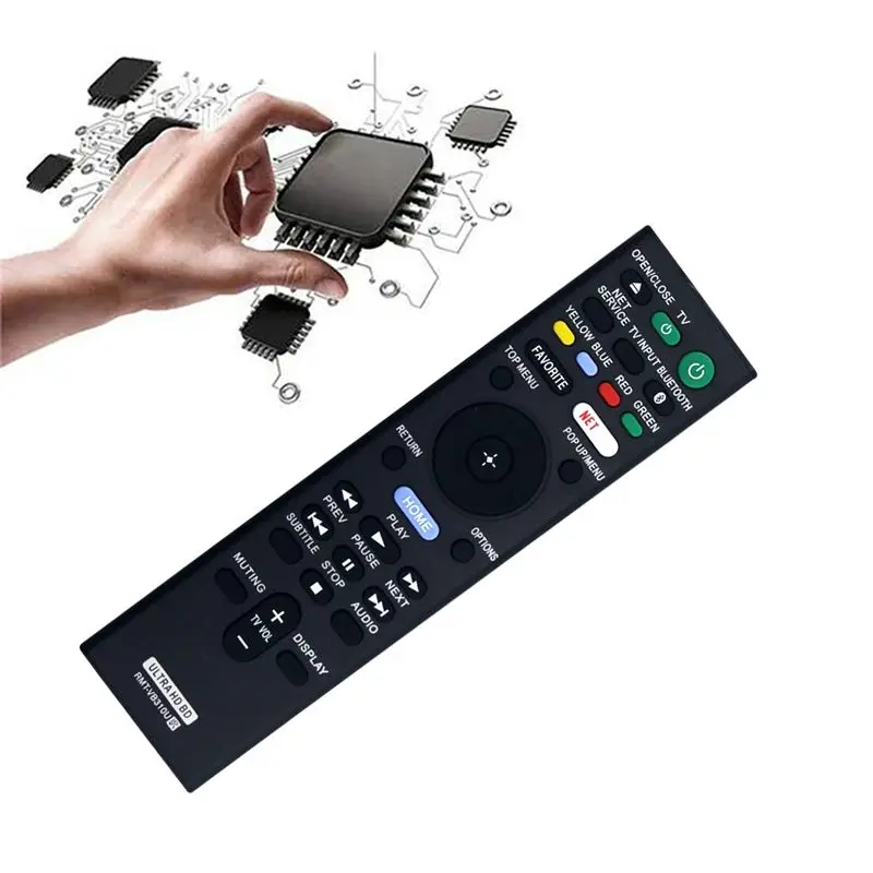 DT21 Replacement Remote Control RMT-VB310U for Sony ULTRA HD Blu-Ray for BD DVD Disc Player Black