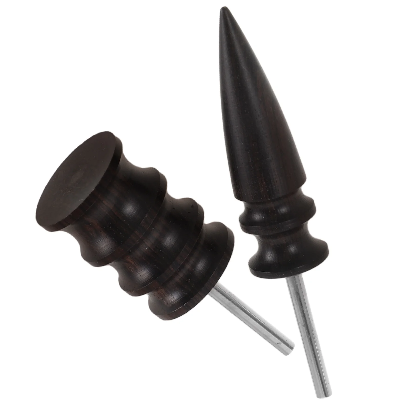 

2Pcs Rosewood Edge Burnisher Tool - Smooth Glossy Finish for Wallets Belts Handbags - Craft Burnishing Kit with