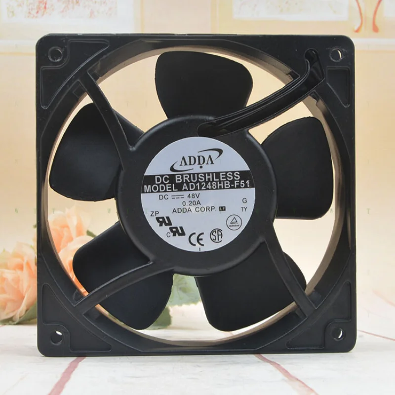 

H ADDA AD1248HB-F51 48v 0.20A 12038 IP55 Waterproof and moisture proof Metal fan