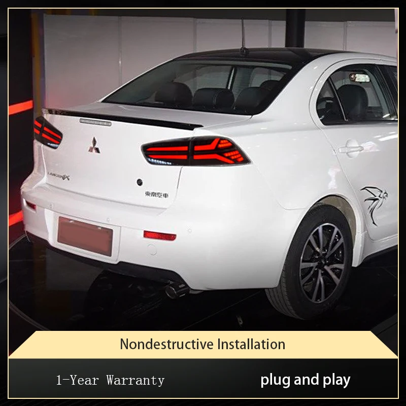 Taillight Styling FOR Mitsubishi Lancer EVO EX 2008-2021 Tail Light DRL Rear Upgrade LED Bulbs Configure Auto Tools Accessories - view 5