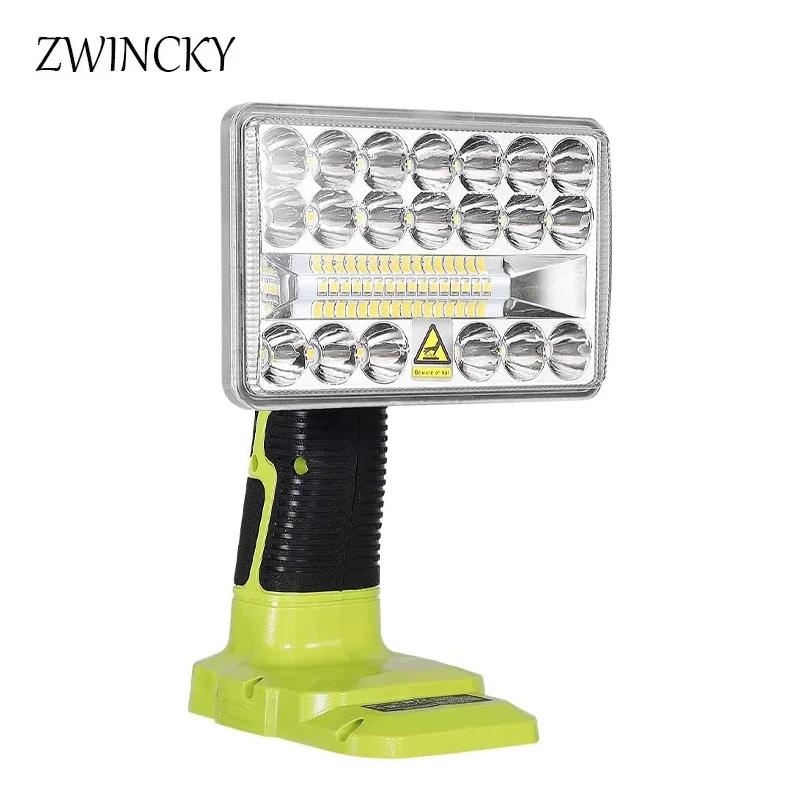 For Ryobi Cordless LED Work Light 900LM-2000LM Jobsite Light For Ryobi 18V 14.4V ONE+ Lithium NiCd NiMh Battery Outdoor lighting