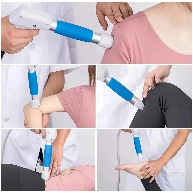 2023 New Professional Pneumatics Shock Wave Device Body Massager Leg Knee Pain Therapy Physiotherapy Shock Wave For Relax Treatm