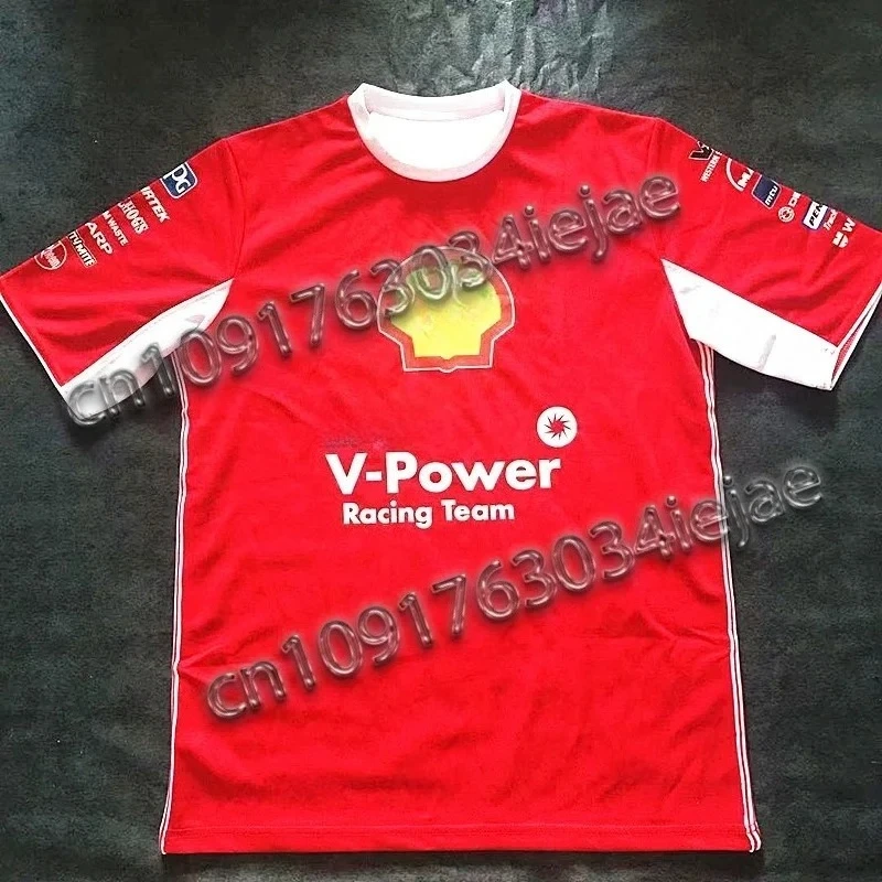 

Motorsport Jersey Racing Team Shirt Scuderia F1 HP 2025 Men Women Clothes Breathable Quick-Drying Oversized Sports Casual Tops