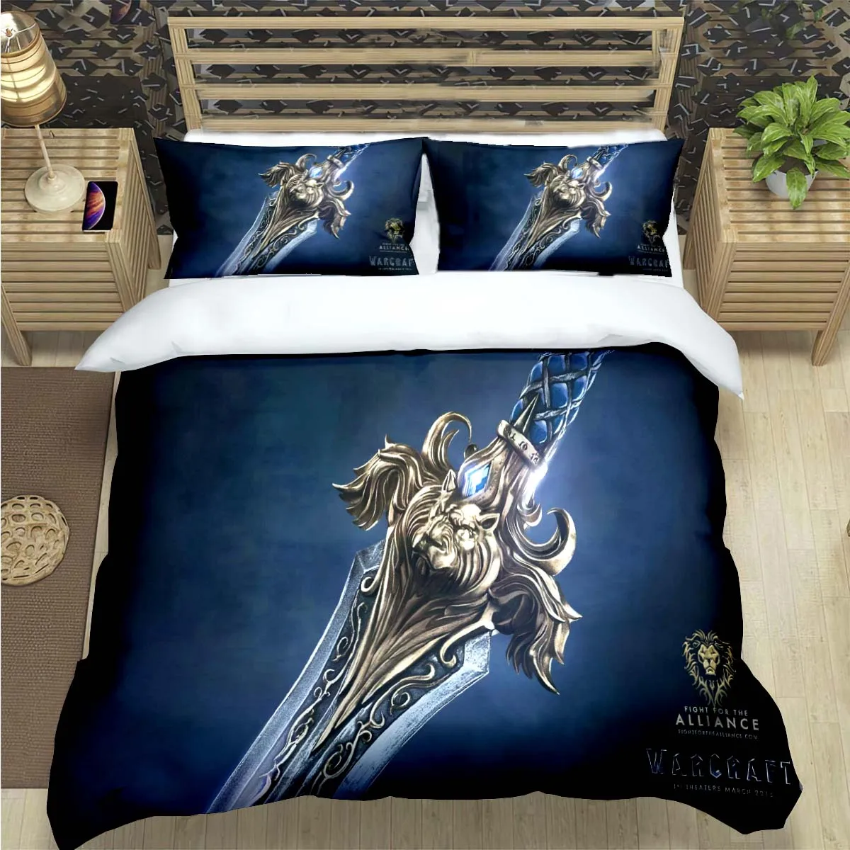3D Popular Game W-Warcraft Print Bedding Sets Bed Supplies Set  Comforter Set  Teens Girls Cartoon Twin Single Kid Gift