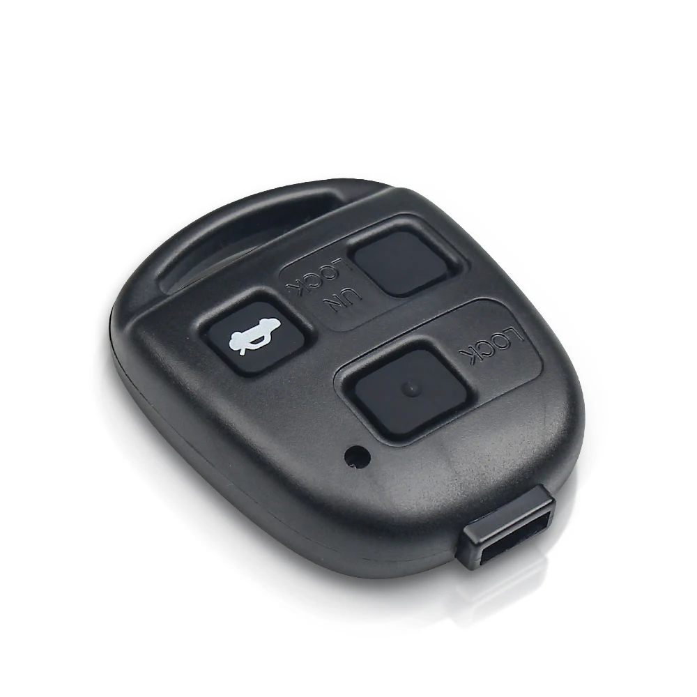 KEYYOU 2/3Buttons Remote Smart Car Key Shell dla Toyota Corolla Camry RAV4 Yaris Carina Avensis Land Cruiser Case Fob Cover