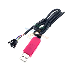 Оригинальный модуль кабеля 1 м CP2102 USB к UART TTL 4-контактный последовательный адаптер 4 P, модуль кабеля для скачивания для Win10 для Raspberry Pi