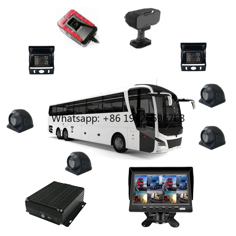 

HD 1080P Ai 8CH MDVR 4G WiFi GPS 8 Channel SD HDD BSD ADAS DMS Black Box Video Recorder for Cars Vehicles Mobile DVR Systems