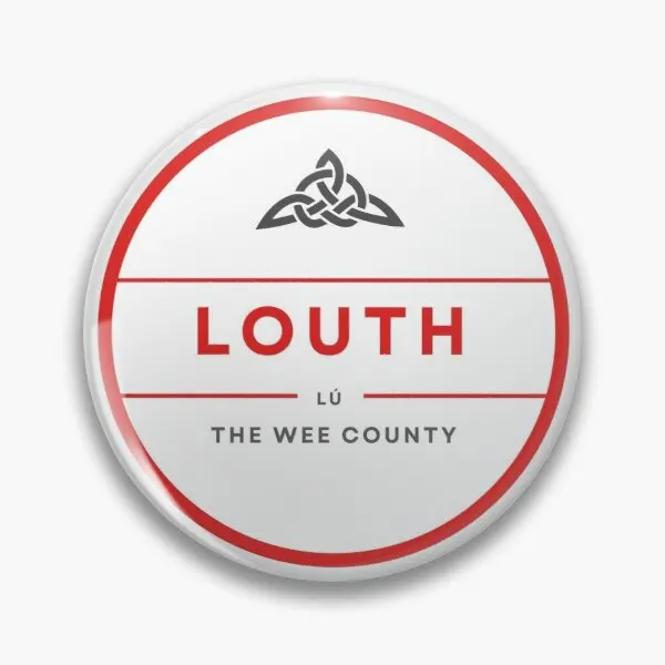 Louth County And Gaa Colours  Soft Button Pin Collar Brooch Cartoon Lover Lapel Pin Fashion Jewelry Metal Decor Funny Badge Cute