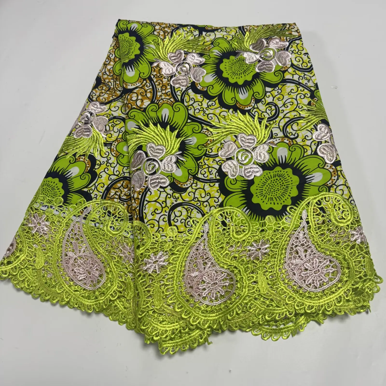 Kain Brokat Cerecloth Terbaru 2025, Model Afrika Nigeria Prancis untuk Gaun Pesta Pernikahan Mewah dan Jahitan Pengantin