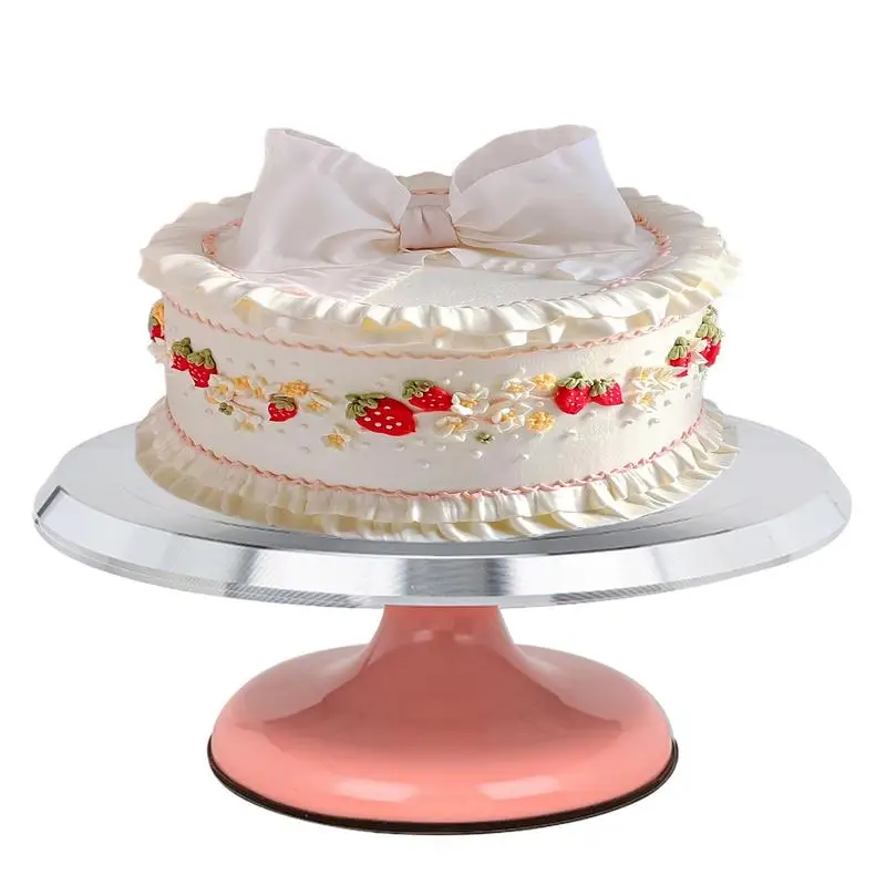 Cake Decorating Turntable Cake Turner Spinner Stand Turntable Baking Tools Cake Rotating Stand Cake Decorating Supplies For Cake