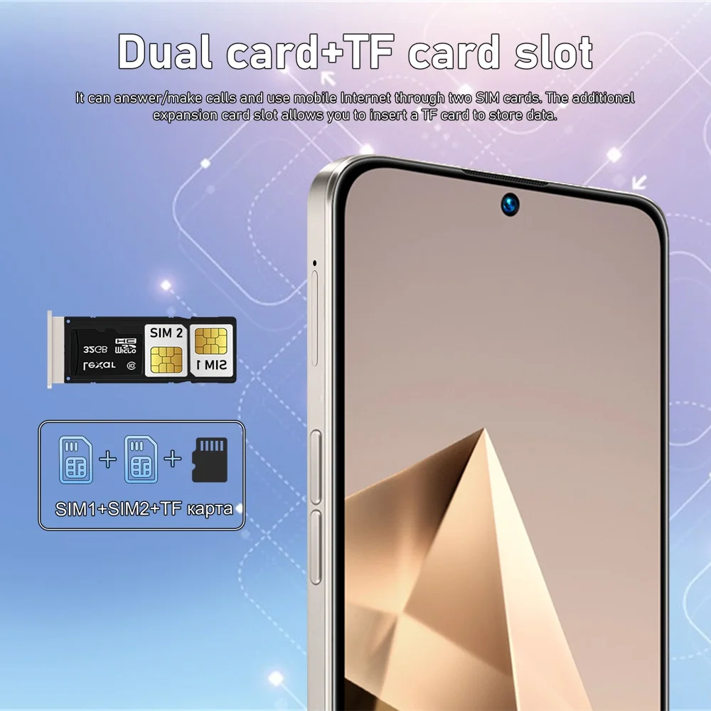 K-Touch Neues C26 Ultra 22G+2TB Handy 7,3HD Mobiltelefone 7800mAh Smartphone 5G Dual SIM Android 15 Entsperrt 16+48MP Globale Version Handys – Detail 15
