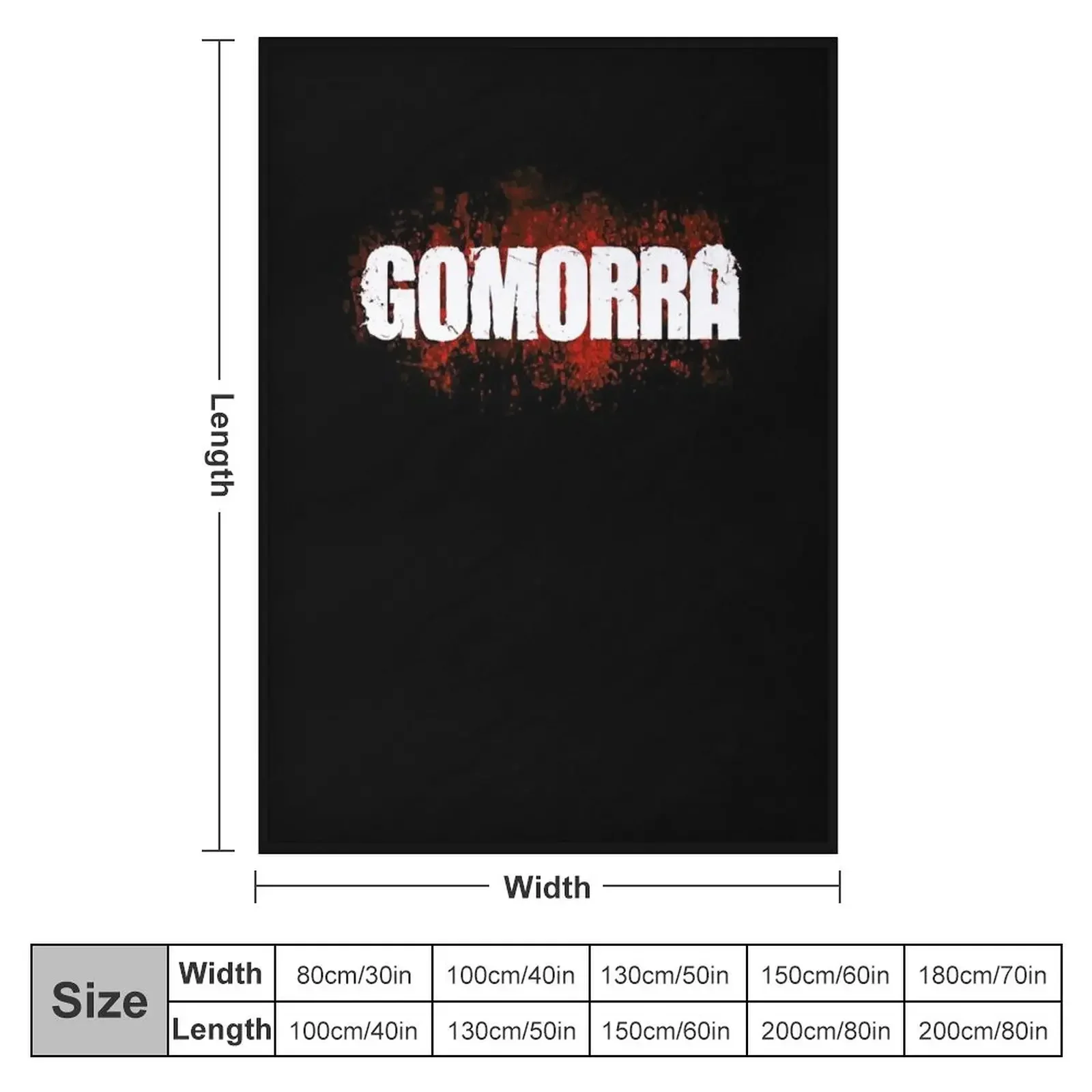 Vintage Photograp Scary Gomorra Ever Retro Wave Throw Blanket Thins Softs Blankets