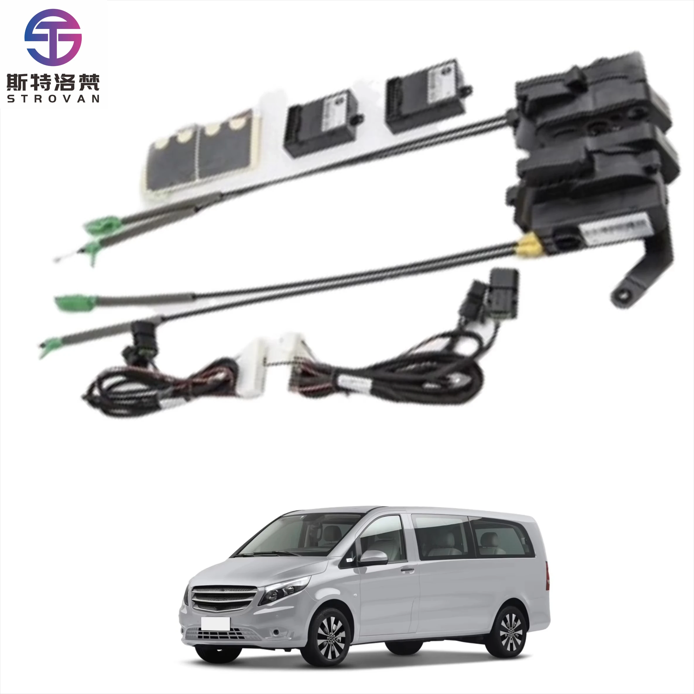 

Vehicle Modified Automatic Car Door Closer Four-door Electric Suction Door for Benz Weiting, Weiyanuo, V260 2016+