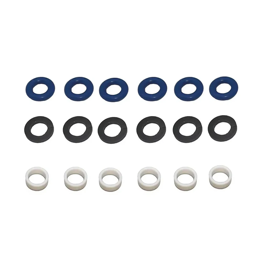 6set GDI Fuel Injector Repair Seal Kits PTFE 06E998907 06E998907F For VW Audi A4 A5 A6 A8 Q7 Touareg 2.8L 3.2L V6 V8 06E998907G