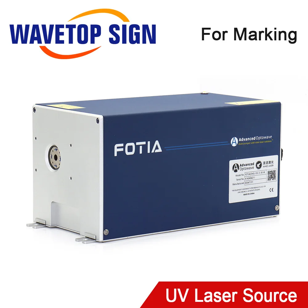 WaveTopSign INNO 355nm UV Laser Source Compact Medium and Low Power Laser FOTIA-355-3W 5W 10W