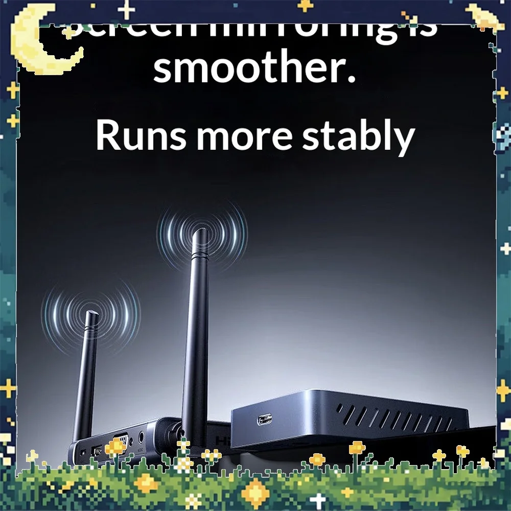 UGREEN S305 Wireless Presentation System 100m HDMI VGA 1080P 60Hz Point to Point Screen Mirroring