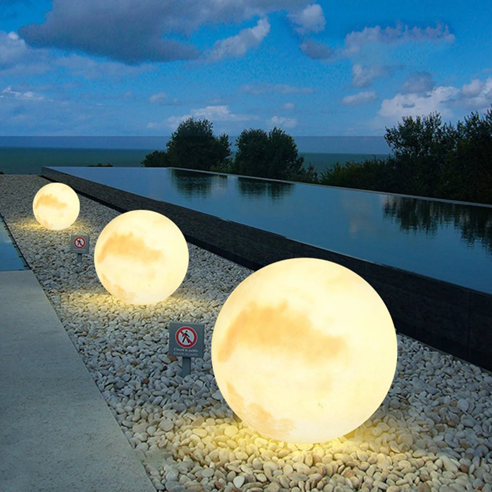 Luces de bola LED solares que cambian de Color para exteriores, lámpara de globo Solar de jardín impermeable IP65 para césped, Patio, camino,