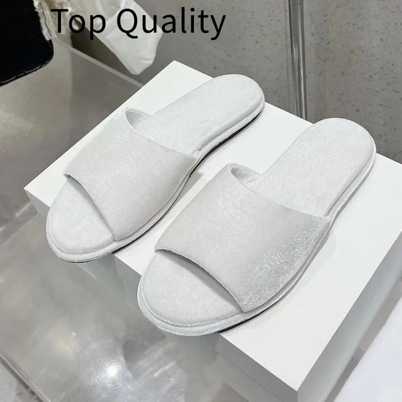 Women's Classic Minimalist Velvet Slippers Women's Sheepskin Inner Fashion Flat Slippers