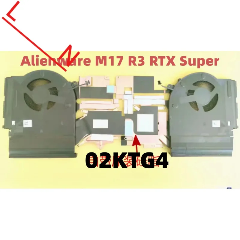 

For Alienware M17 R3 RTX Super card cooling module fan 02KTG4