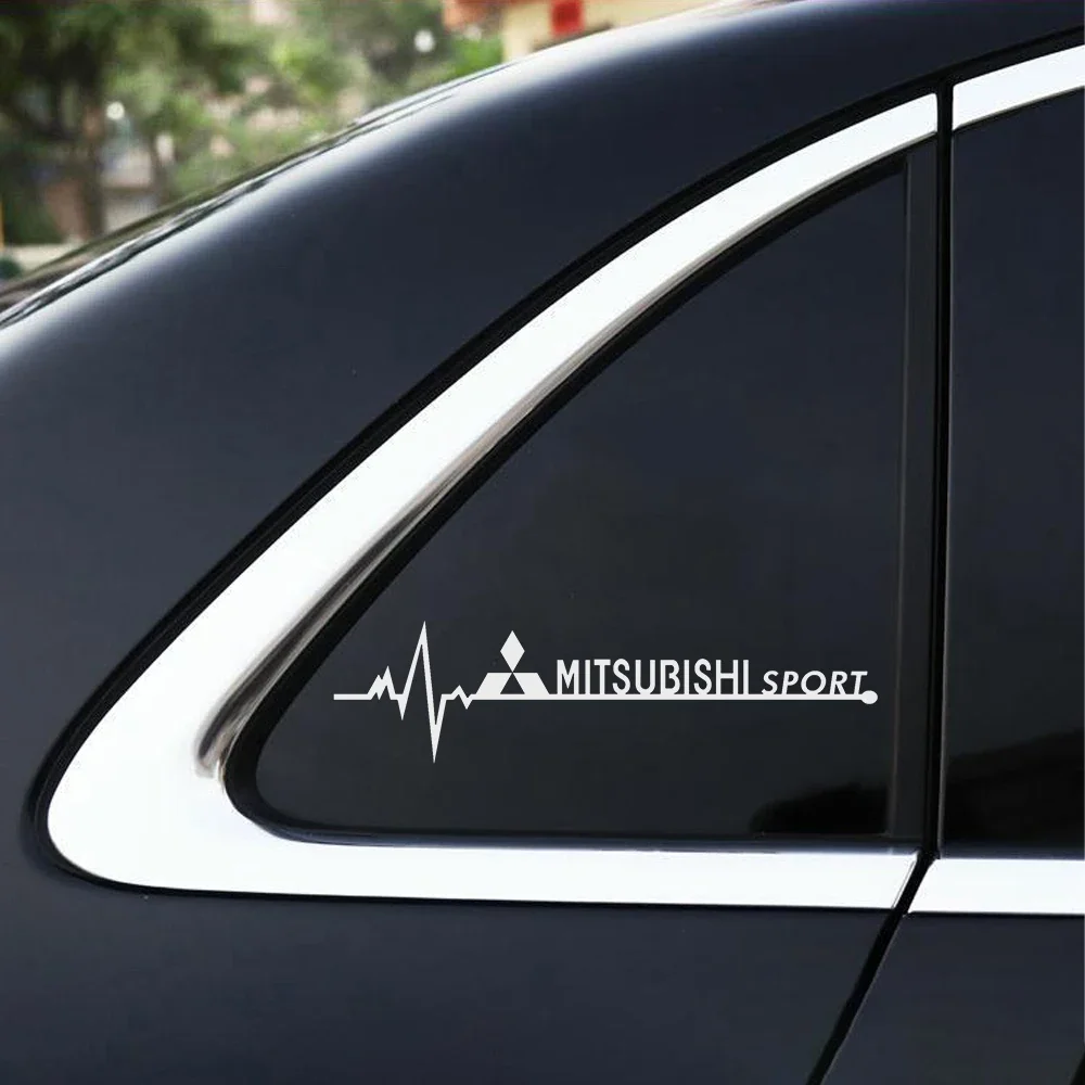 

2Pcs Car Side Window Pillar Decoration Stickers for Mitsubishi Outlander Lancer Pajero ASX Triton L200 Vinyl Decals Auto Accesso