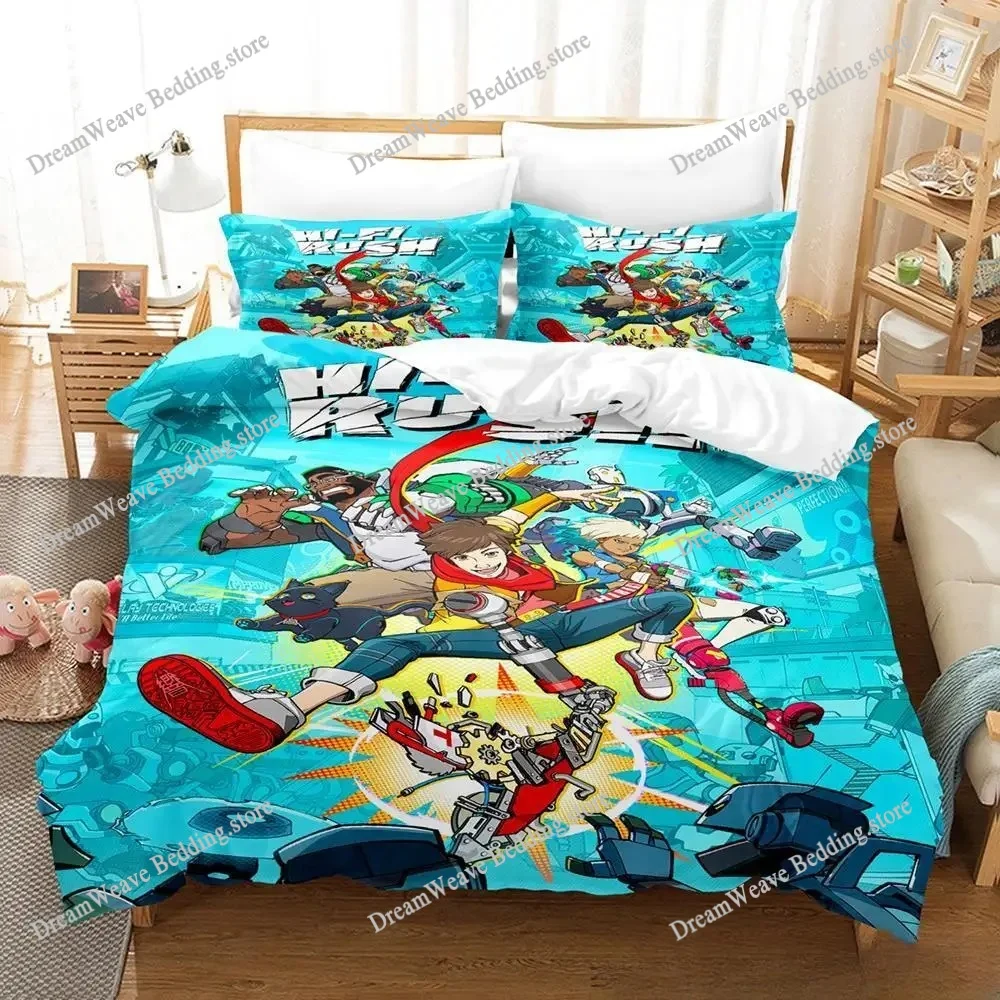 

3d Print Game Hi-Fi Rush Bedding Set Single Twin Full Queen King Size Bed Set Adult Kid Bedroom Duvet Cover Sets Home Textiles