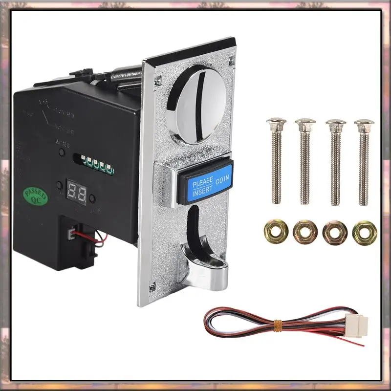 BAAZ HOT Coin Acceptor Various Coin-Operated Selector Slots, Compatible With Arcade Game Mechanics And Vending Machines
