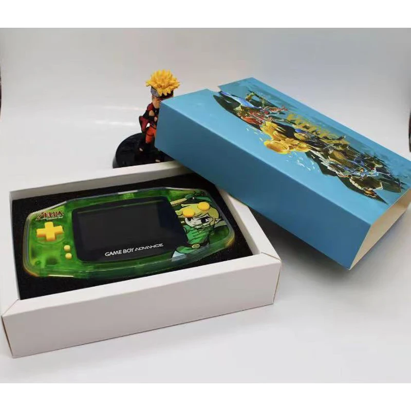 Consola de juegos GBA personalizada, placa base 100% Original con retroiluminación, pantalla IPS V2, nivel 10, alto brillo para Gameboy Advance