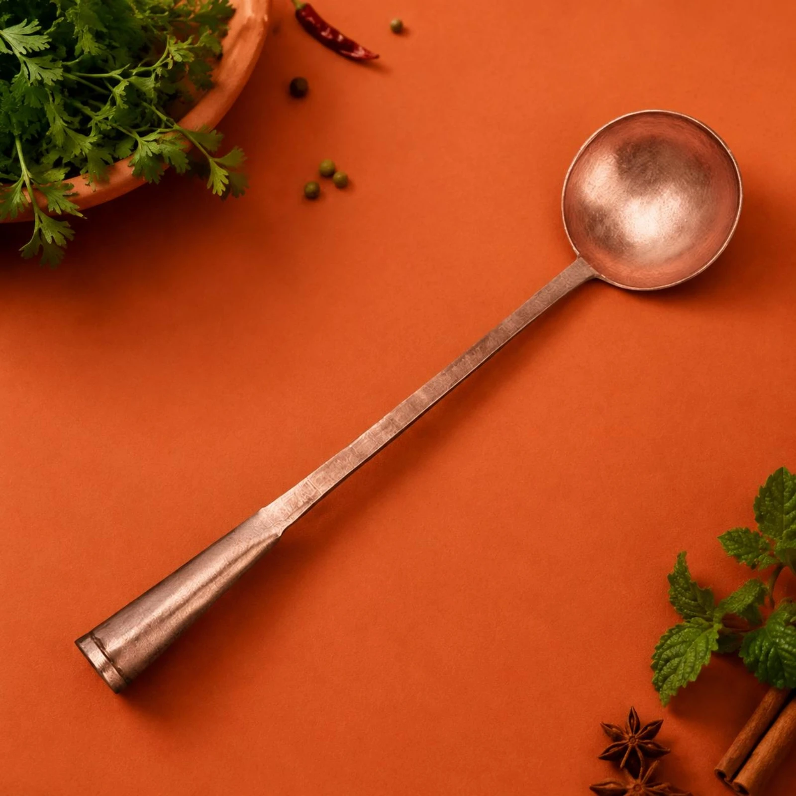 

Copper Soup Ladle Handmade Copper Ladle Serving Spoon
