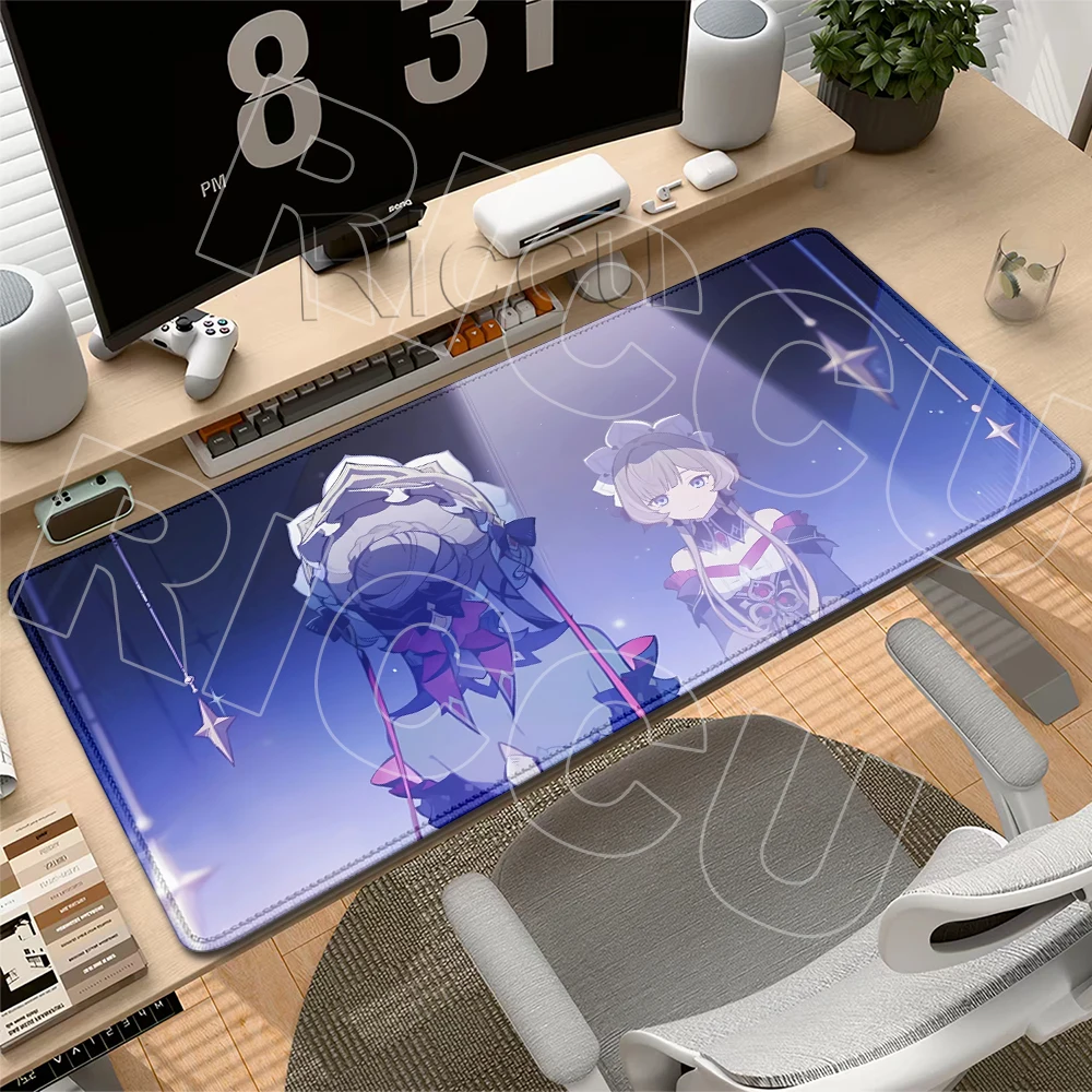 HD Kawaii Sandrone Anime Game Genshin Impact Mauspad Business Office PC Pad Gaming Mousepad Extended Washable Non-slip Mouse Pad