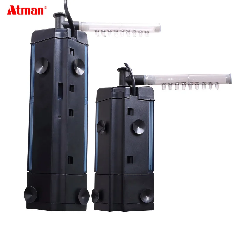 Atman SKF-200 SKF-300 Inner Corner Aquarium Filter Pump Fish Tank Multifunctional Wave Maker Water Air Circulation Filter Pump