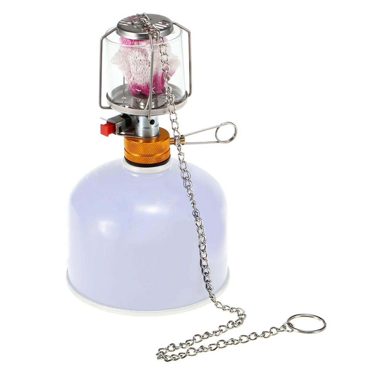 Outdoor Camping โคมไฟแก๊ส Piezo IGNITION แบบพกพา Mini Gas เต็นท์โคมไฟ Camping อุปกรณ์ทําอาหาร AccessoriesT98C