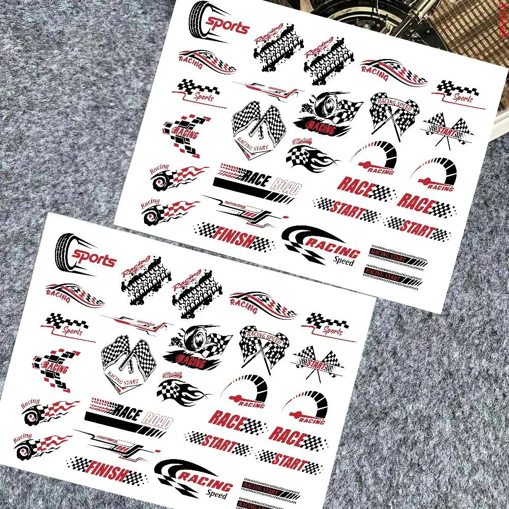 

Racing Logo Anniversary Series Racing Logo Skateboard Laptop Water Bottle Motorcycle Kawaii Sticker Toy Decals