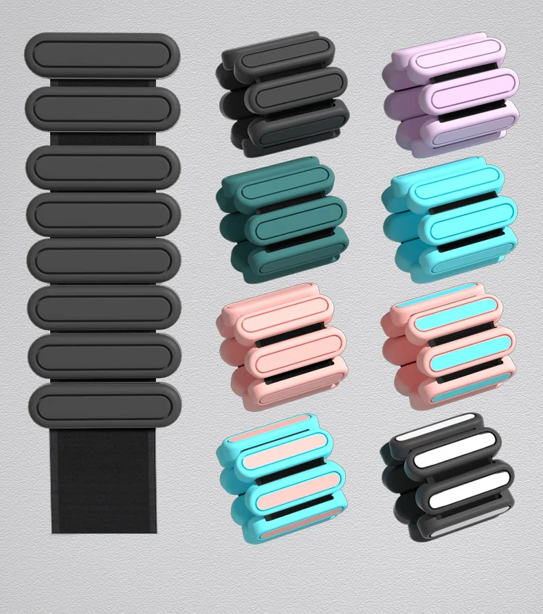 450/900g Handgelenkgewichte Armband verstellbar Fitness Pesas Mu Diegoquera Silikon Knöchelgewichte Riemen Outdoor Yoga gewichtete Armbänder – Detail 7