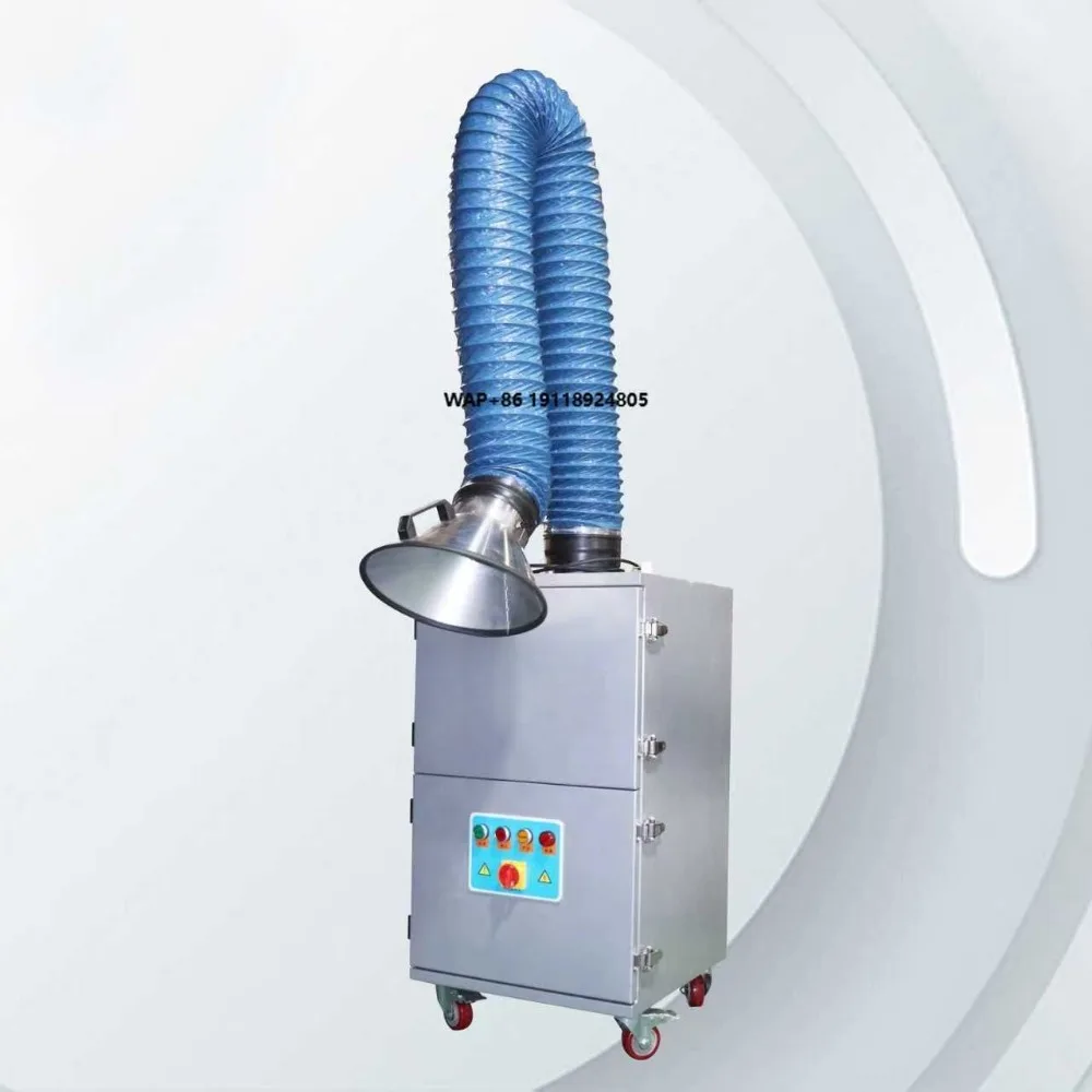 

High Efficiency Welding Fume Extractor 1.1kw 1650m3/h Airflow With Flexible Suction Arm CE Certified ISO9001 Factory