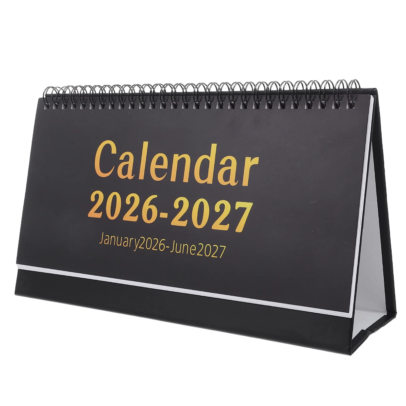 

2026 Desk Calendar Small Monthly Planner Flip Design Sturdy Paper No Ink Bleed Ideal for Home Office 2026.1-2027.6