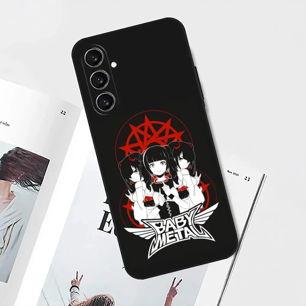 Singer Band B-Babymetal Phone Case For Samsung S25,S24,S21,S22,S23,S30,Ultra,S20,Plus,Fe,Lite,Note,10 Black Soft Shell