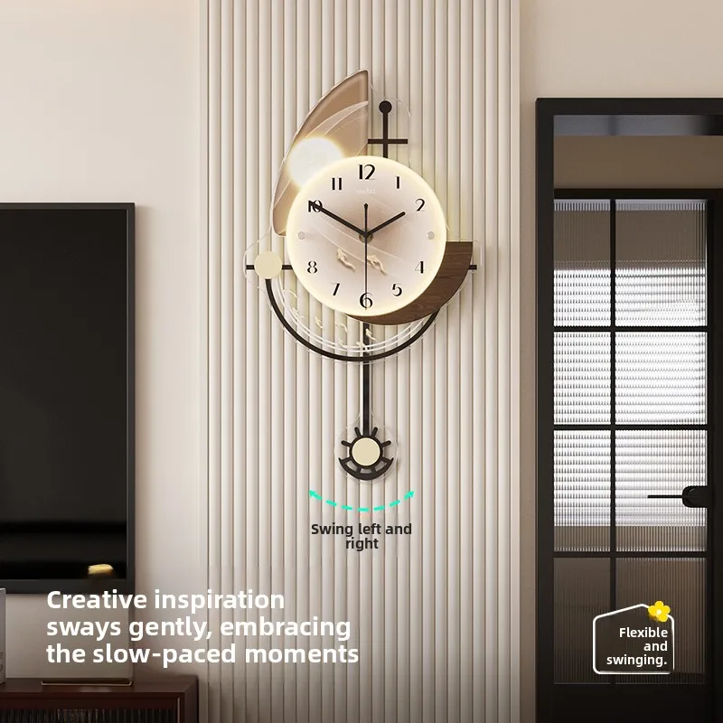 Luxury Living Room Decoration Clock Wall Clock Modern Wall Mounted Digital Clock Large Abstract Hanging Painting Wall Watch