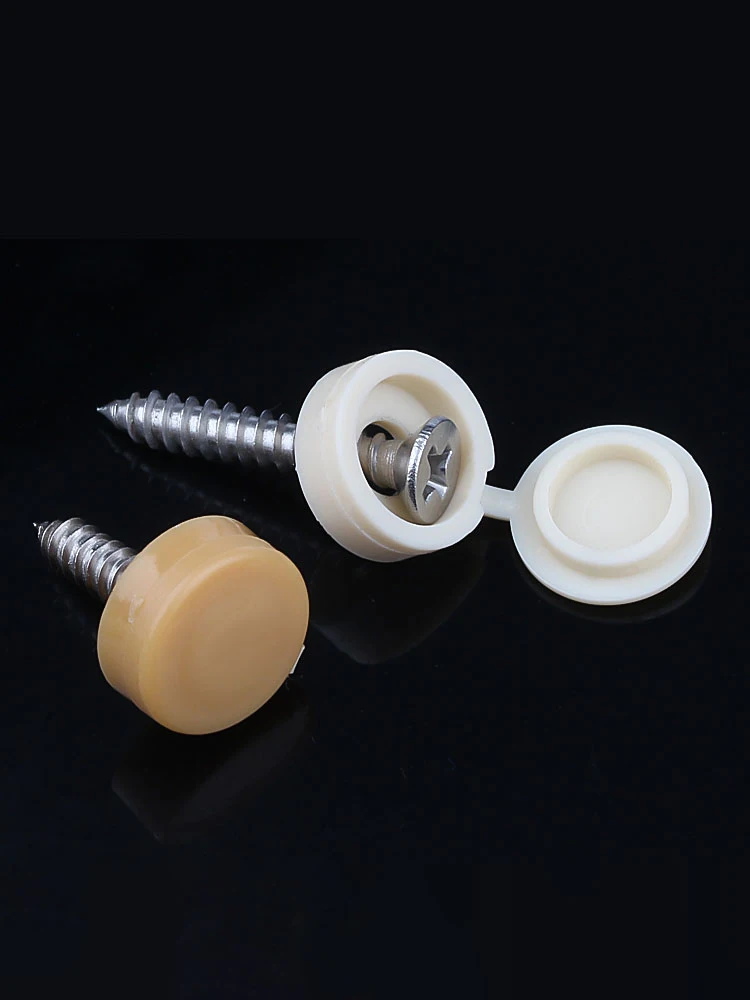M4M5 Screw Cover Cap Plastic One-piece Screw Cap Cover Nail Nuts Bolts Decorative Cover Screw Folding Cap Screw Protective Cover