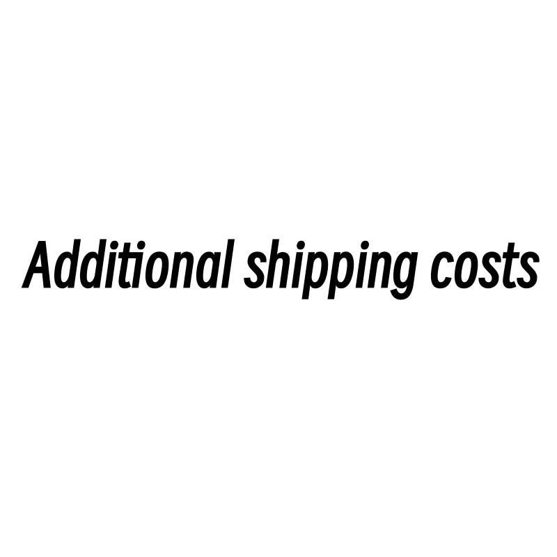 Additional shipping costs black