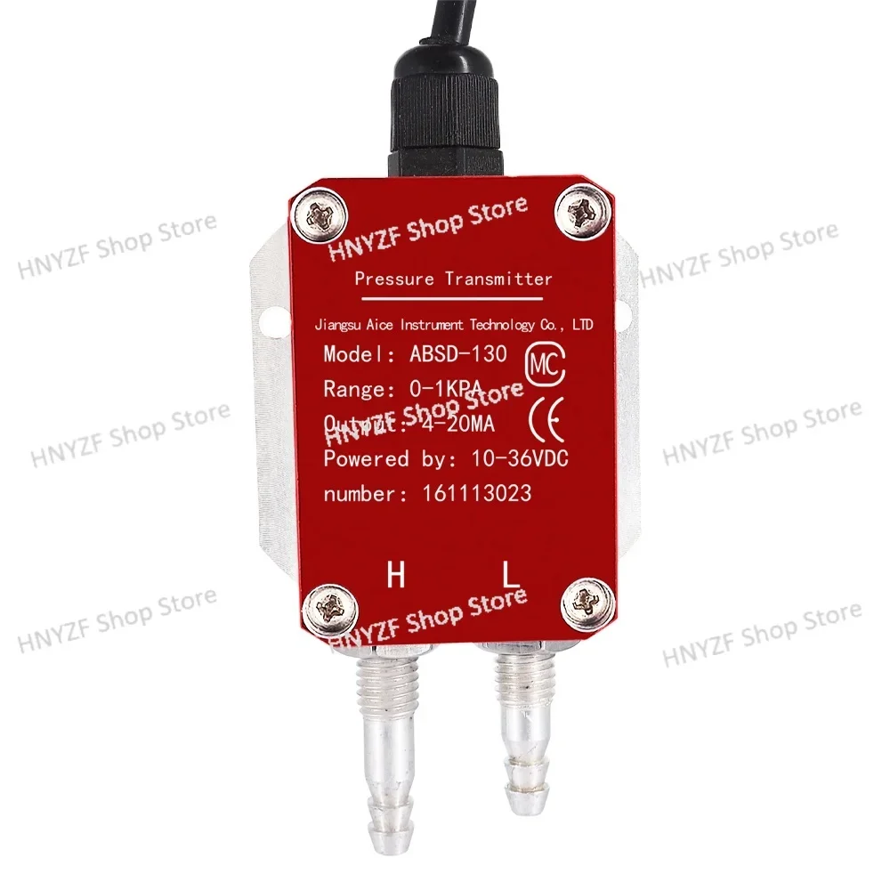 Air Pressure Transmitter Measuring Room Furnaces and Air Ducts Micro Differential Pressure Sensor