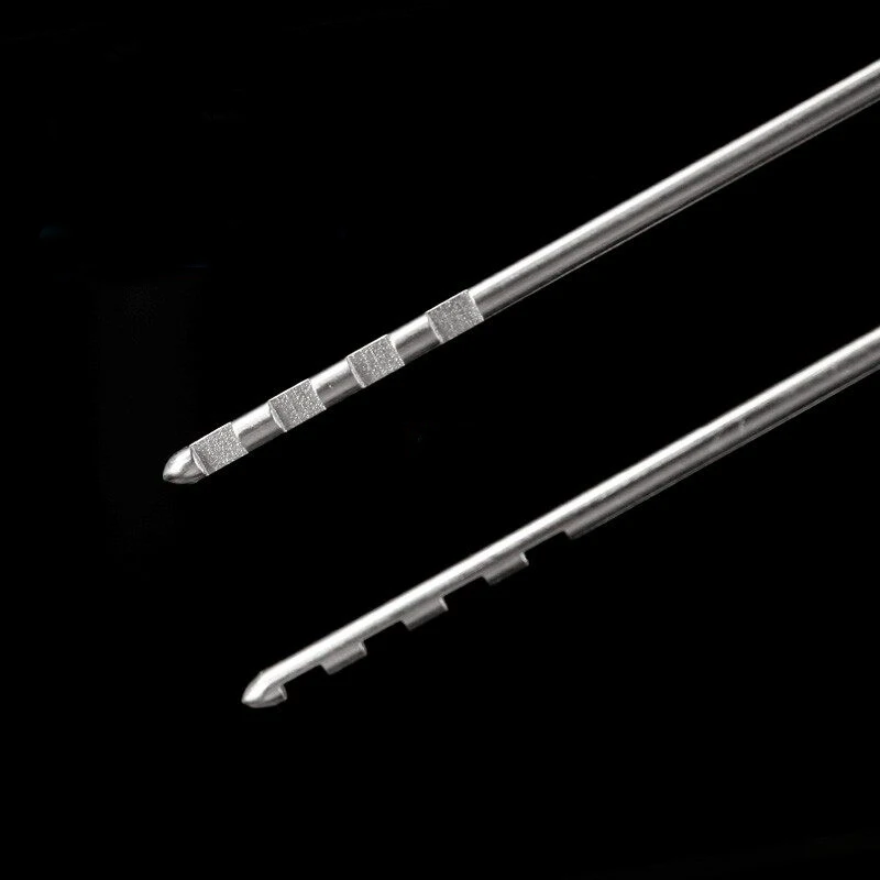 Beauty and plastic surgery tools: Fat massage needle, Fat transplantation collection device, Fat fragmentation rod, Liposuction