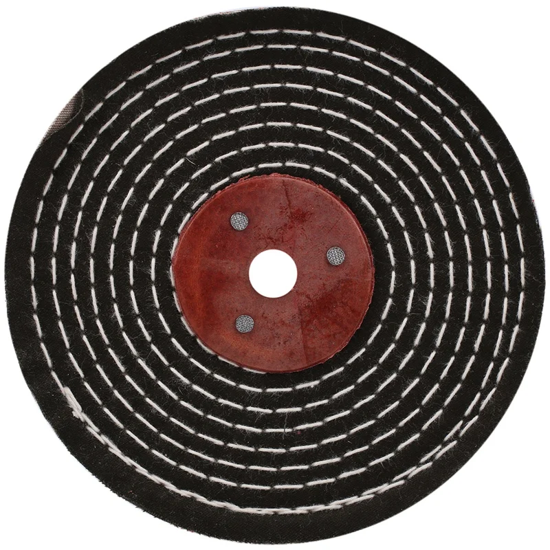 6 Inch Polishing Wheel With 1/2 Inch Arbor Hole,Cloth Wheel(30 Ply), 1/2 Inch Thick Polishing Wheel, Polishing Compounds