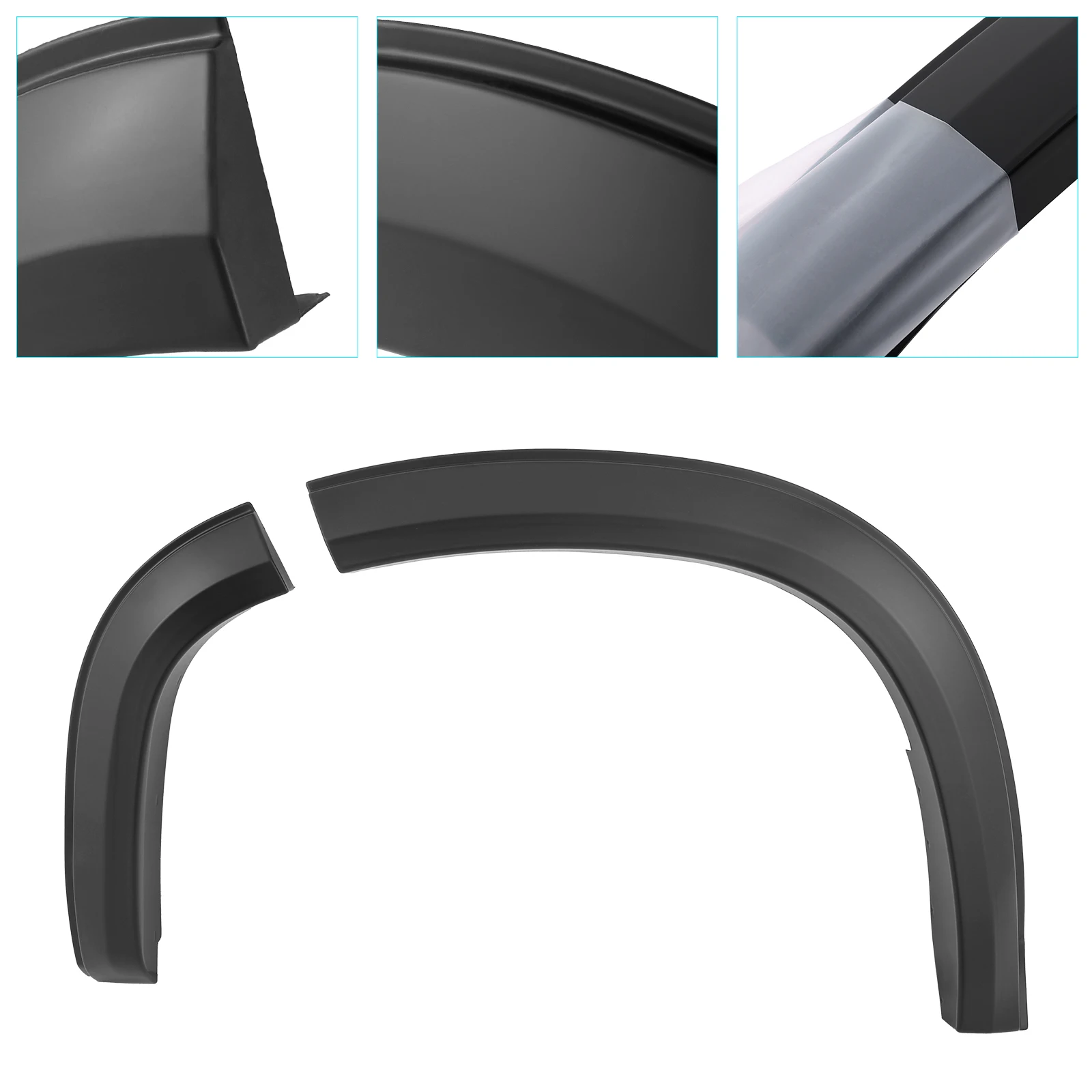 Car Accessories Slim Fender Flares Wheel Arch Protector for Mitsubishi Pajero Sport 2015 2016 2017 2018 2019 year Car Styling