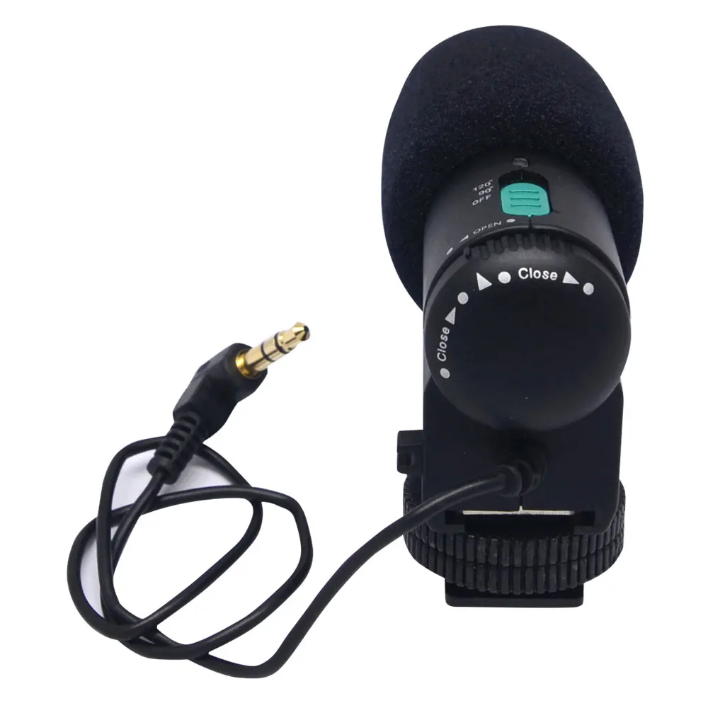 Mcoplus-Micrófono de vídeo para cámara DSLR, micrófono de escopeta para entrevista, Canon, Nikon, Sony, Fuji, Videomic con conector de 3,5mm