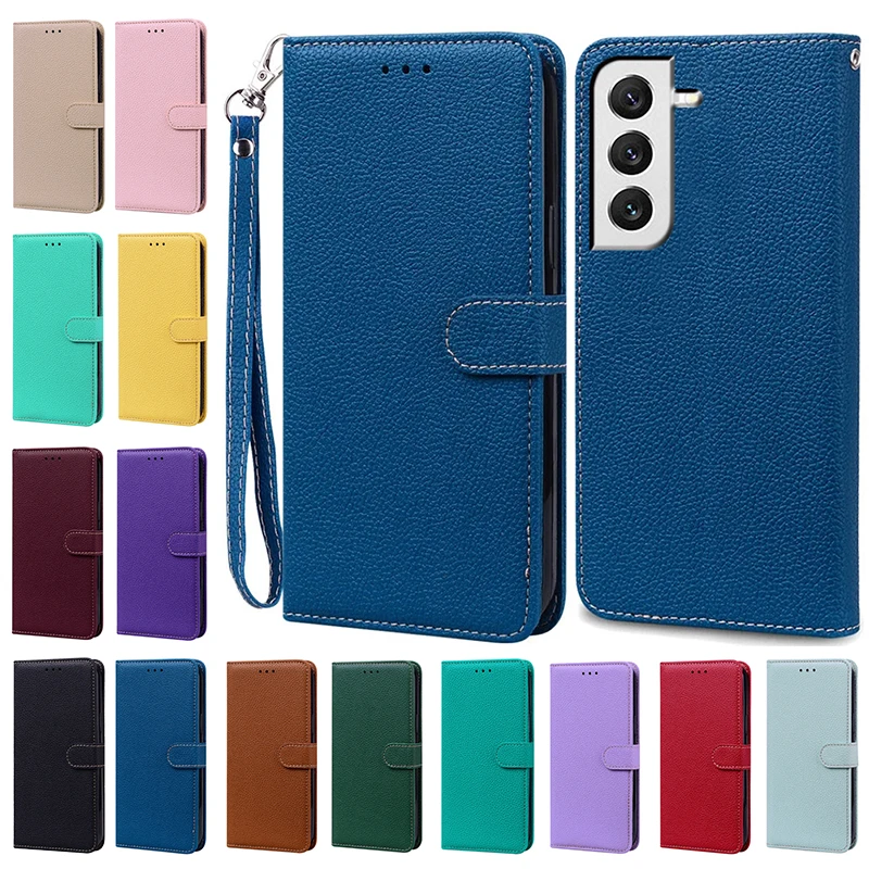 

For Samsung Galaxy S22 S 22 Plus Phone Cover Magnetic Flip Phone Case Luxury Leather Silicone Fundas For Samsung S22 Ultra Coque